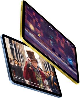 Oyun ekranının ve Apple TV+ dizisi Ted Lasso’nun gösterildiği iPad