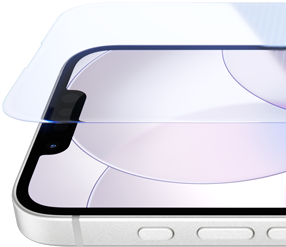 iPhone 17e, Ceramic Shield 2 ile önden dış görünüm, yandan dış görünüm, beyaz renk, düğmeler: Eylem, ses